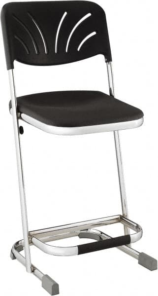 22 Inch High, Stationary Square Seat with Steel Backrest MPN:6622B