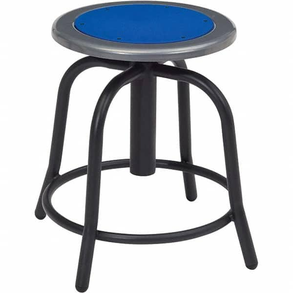 Adjustable Height Swivel Stool: Steel MPN:6825-10