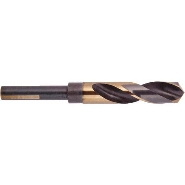 Reduced Shank Drill Bit: 33/64'' Dia, 1/2'' Shank Dia, 118 0, High Speed Steel MPN:017200AW