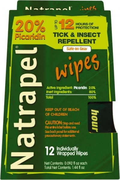 (12) 12-Sheet Packs 20% Picaridin Towelettes MPN:0006-6095