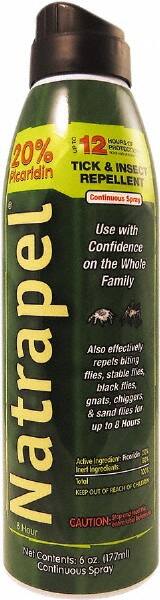 Pack of (12) 6-oz Cans 20% Picaridin Continuous Spray MPN:0006-6878