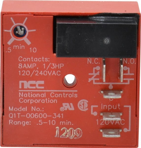 5 Pin, SPDT Time Delay Relay MPN:Q1T-00600-341