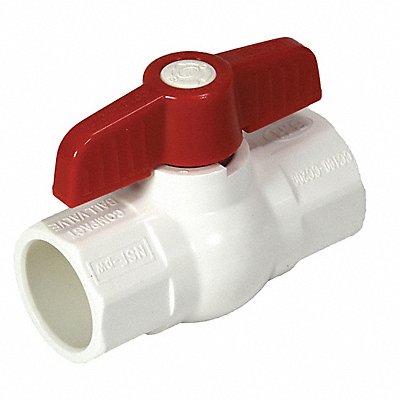 Ball Valve PVC Body 1/2 Pipe Sz MPN:E1410-05