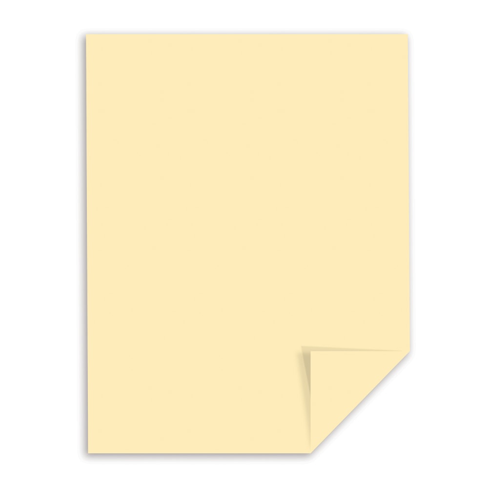 Exact Vellum Bristol Card Stock, Ivory, Letter (8.5in x 11in), 67 Lb, Pack Of 250 (Min Order Qty 7) MPN:81368