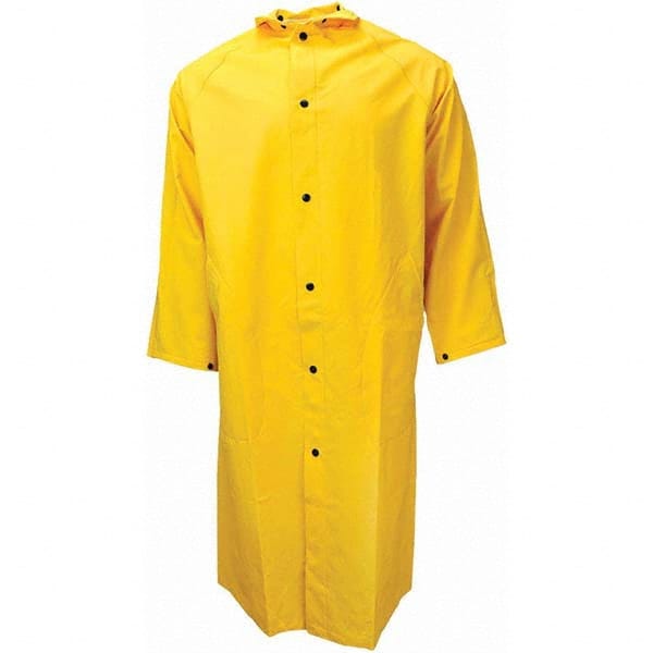 Rain Coat: Size X-Large, Yellow, Polyester MPN:10165-31-1-YEL-