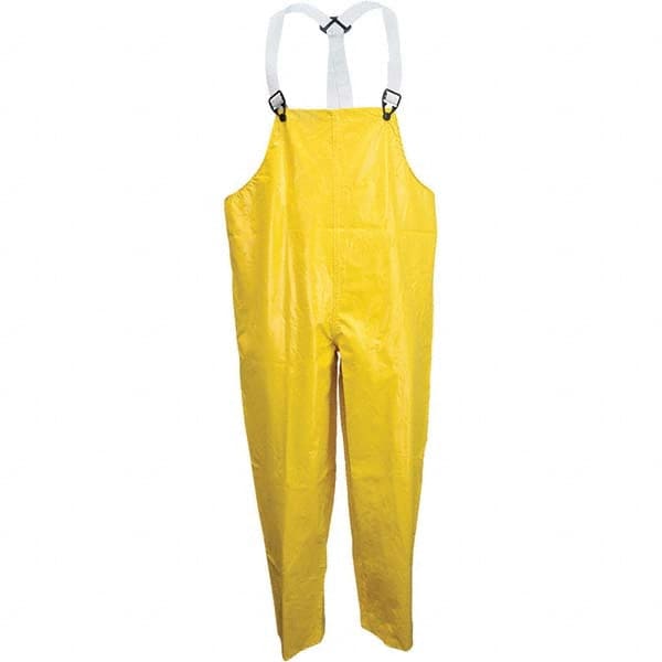 Bib Overalls: Size L, Yellow, Nylon & PVC MPN:35001-12-1-YEL-