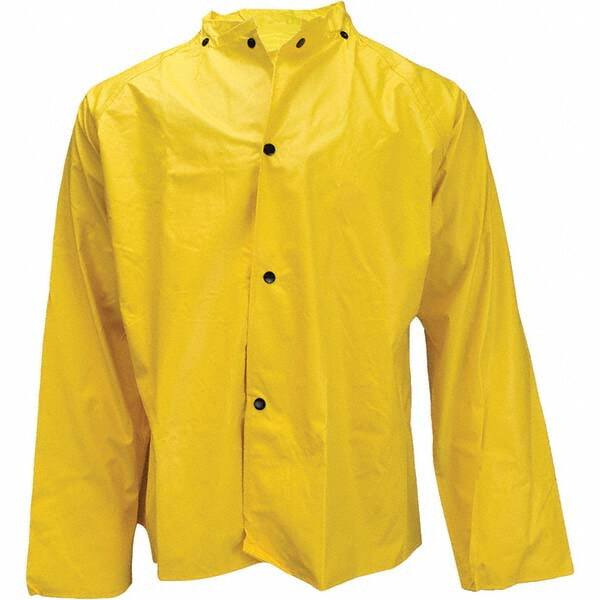 Rain Jacket: Size 3XL, Yellow, Nylon MPN:35001-01-2-YEL-