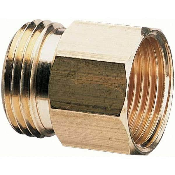 Garden Hose Connector: Male Hose to Female Hose, 3/4