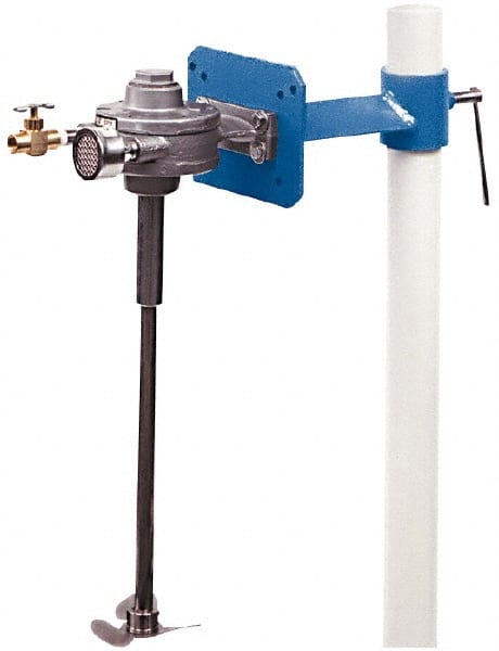 50 to 80 psi Air Pressure, 5 Gallon Mixing Capacity, 1/4 to 1/2 hp, Pipe Clamp, Air Powered Mixer MPN:B-4.0P