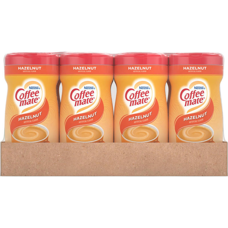 Coffee mate Hazelnut Powdered Creamer - Gluten-Free - Hazelnut Flavor - 0.94 lb (15 oz) - 12/Carton - 1692 Serving MPN:12345CT