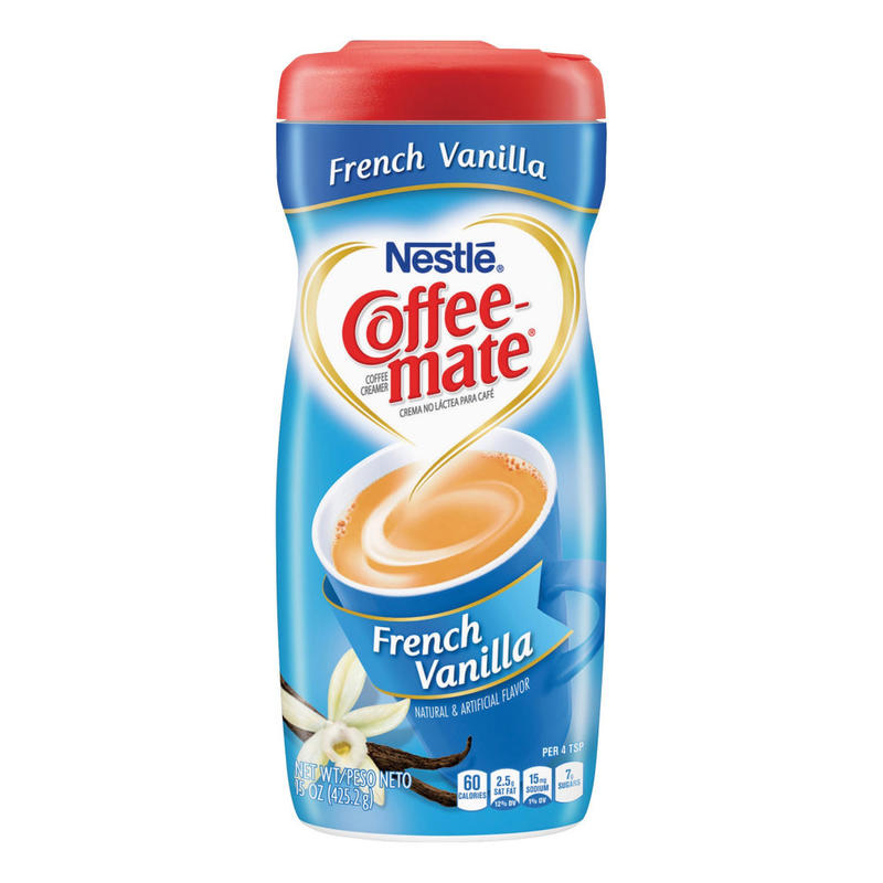Nestle Coffee-mate Powdered Creamer Canister, French Vanilla, 15 Oz (Min Order Qty 12) MPN:50000-49390