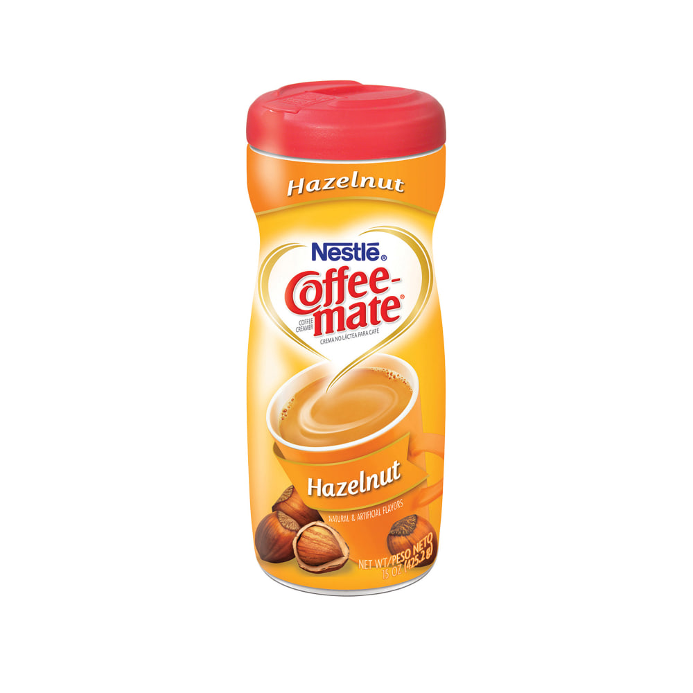 Nestle Coffee-mate Powdered Creamer Canister, Hazelnut, 15 Oz (Min Order Qty 11) MPN:50000-49400