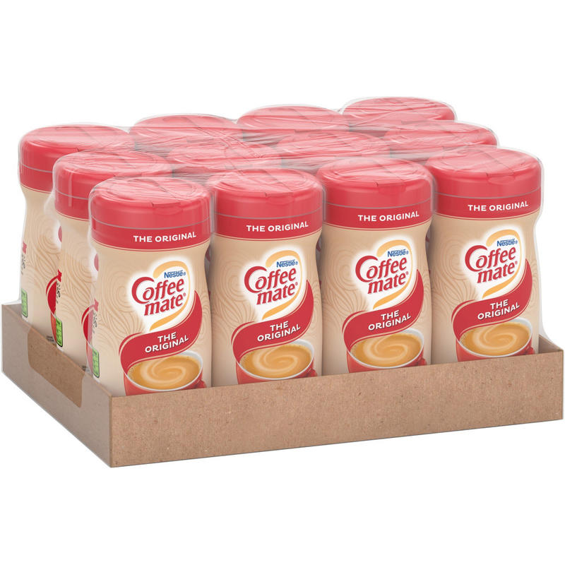 Coffee mate Original Powdered Creamer Canister - Gluten-Free - Original Flavor - 11 oz Canister - 12 / Carton - 1860 Serving (Min Order Qty 2) MPN:55882CT