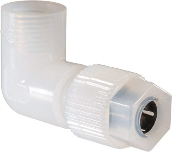 Compression Tube Female Elbow: 1/4