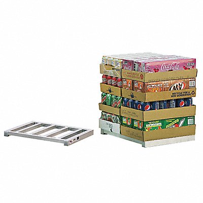 Mini Hand Truck Pallet Silver Two-Way MPN:99627