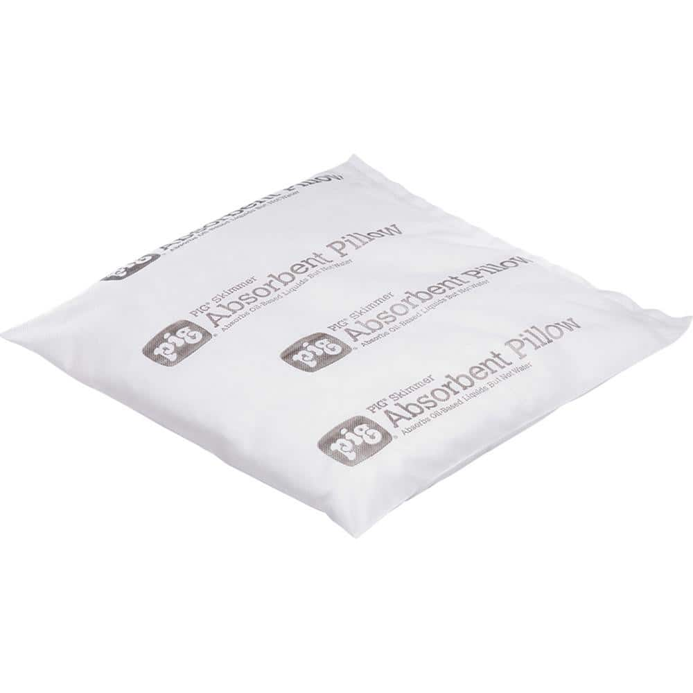 Sorbent Pillows, Application: Oil Only, Capacity per Package (Gal.): 10 gal, Length (Inch): 17.00, Total Package Absorption Capacity: 10 gal MPN:PIL203