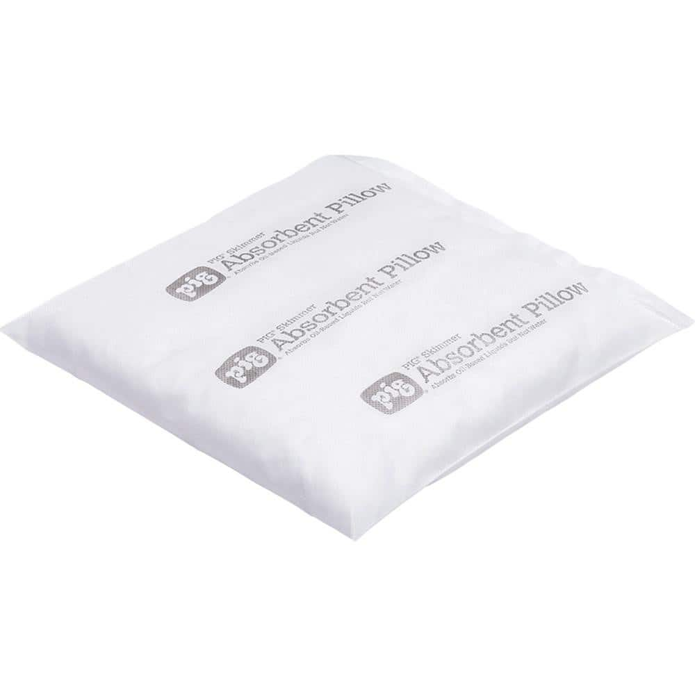 Sorbent Pillows, Application: Oil Only, Capacity per Package (Gal.): 5 gal, Length (Inch): 12.00, Total Package Absorption Capacity: 5 gal MPN:PIL405