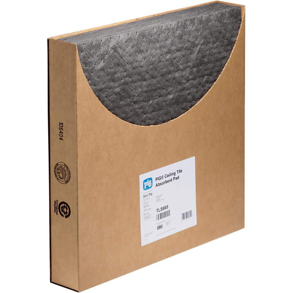 Pads, Rolls & Mats, Application: Ceiling Tile , Total Package Absorption Capacity: 5.9gal , Material: Polypropylene , Features: Heavyweight MPN:TLS665