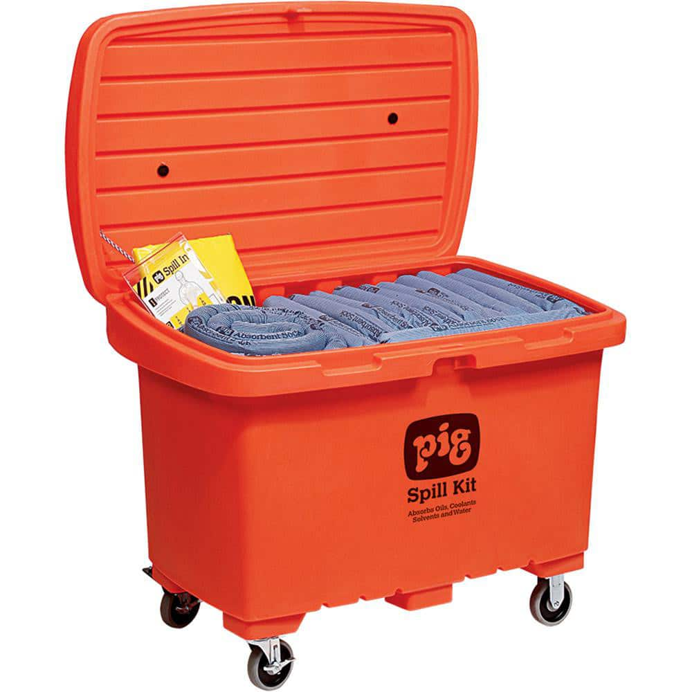 Spill Kits, Kit Type: Universal Spill Kit, Container Type: Chest, Absorption Capacity: 76 gal, Color: Orange, Portable: Yes MPN:KIT279-OR