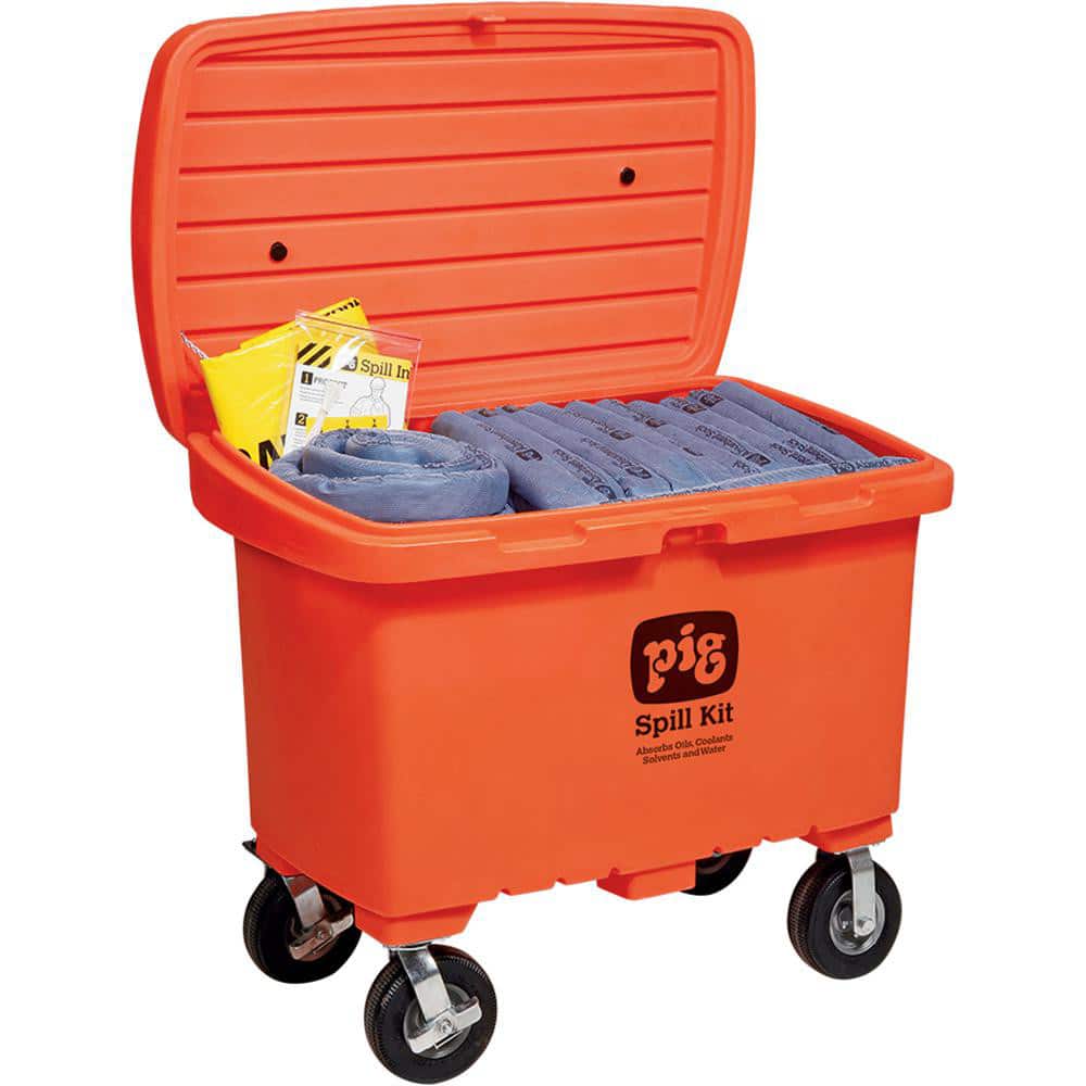 Spill Kits, Kit Type: Universal Spill Kit, Container Type: Chest, Absorption Capacity: 76 gal, Color: Orange, Portable: Yes MPN:KIT280-OR