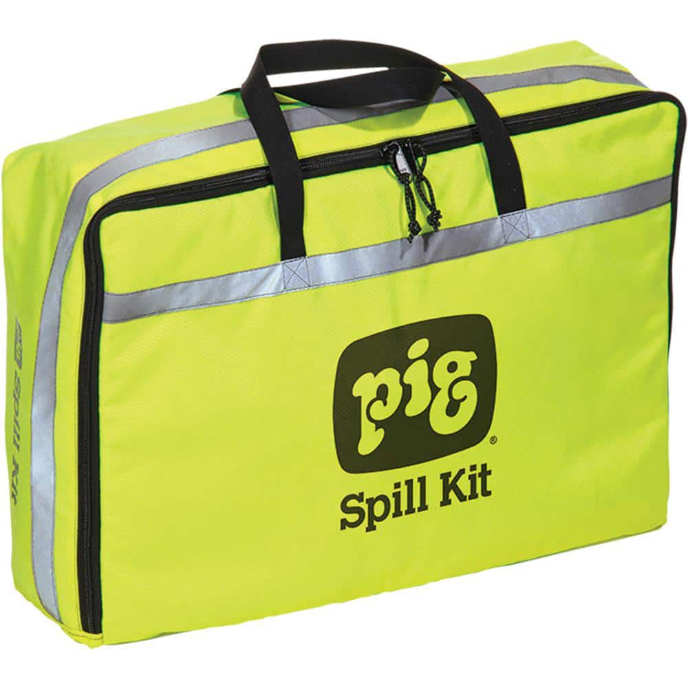 Spill Kits, Kit Type: Universal Spill Kit, Container Type: Bag, Absorption Capacity: 6.5 gal, Color: Hi-Vis Yellow, Portable: Yes MPN:KIT622