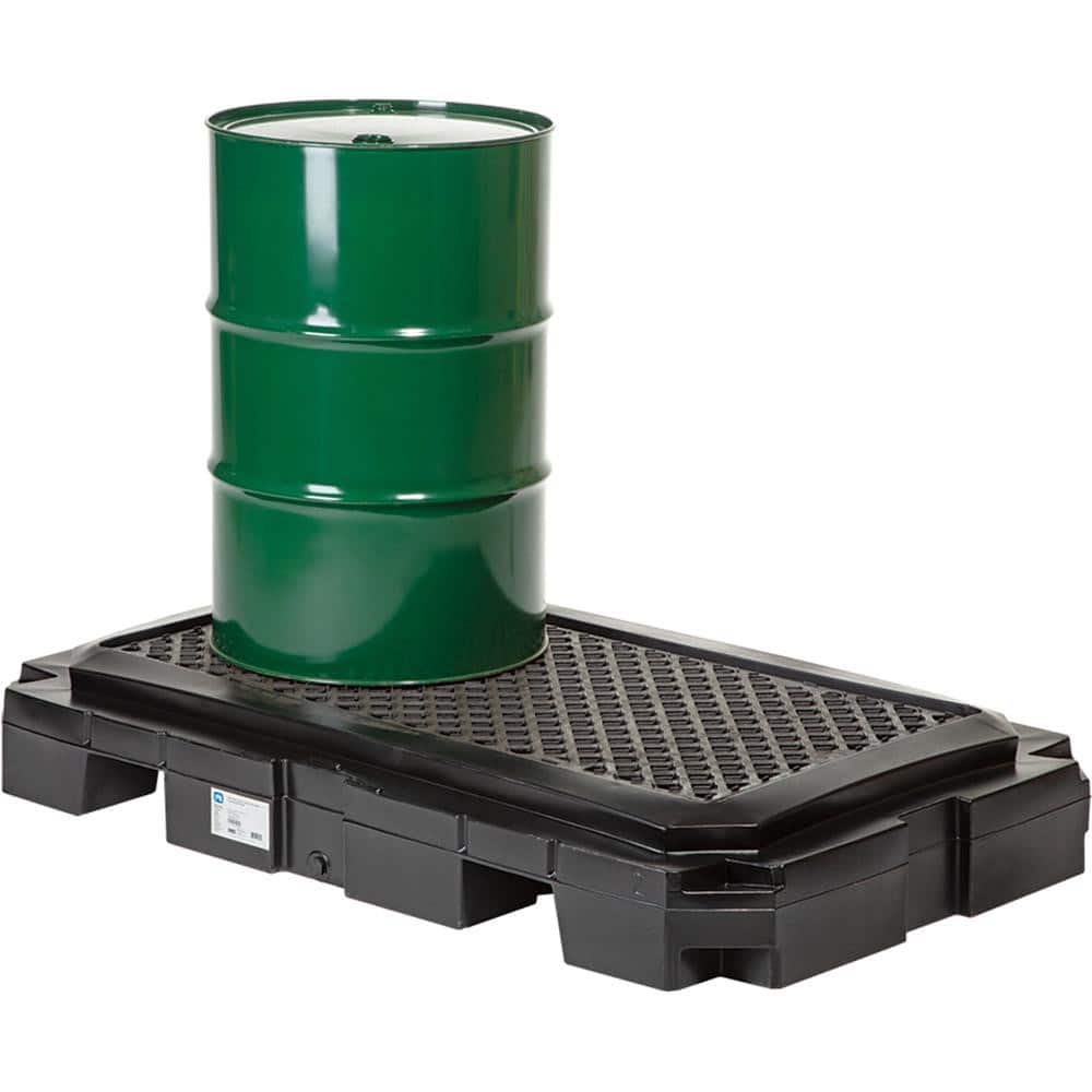 Spill Pallets, Platforms, Sumps & Basins, Product Type: Spill Pallet , Sump Capacity (Gal.): 66.00 , Maximum Load Capacity: 4500.00  MPN:PAK604-BK-WD