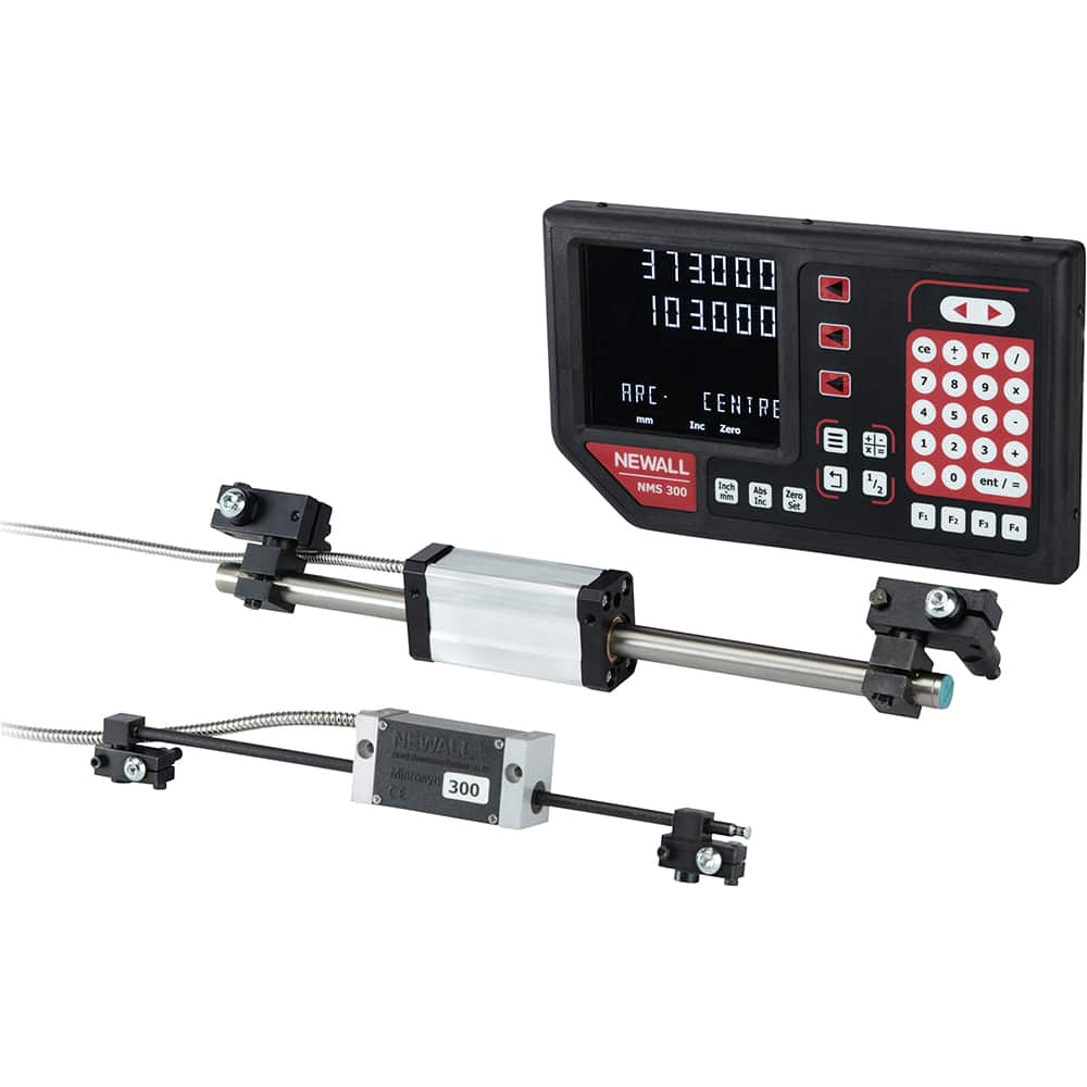 Lathe DRO System: 2 Axes, Inductive Scale, 10