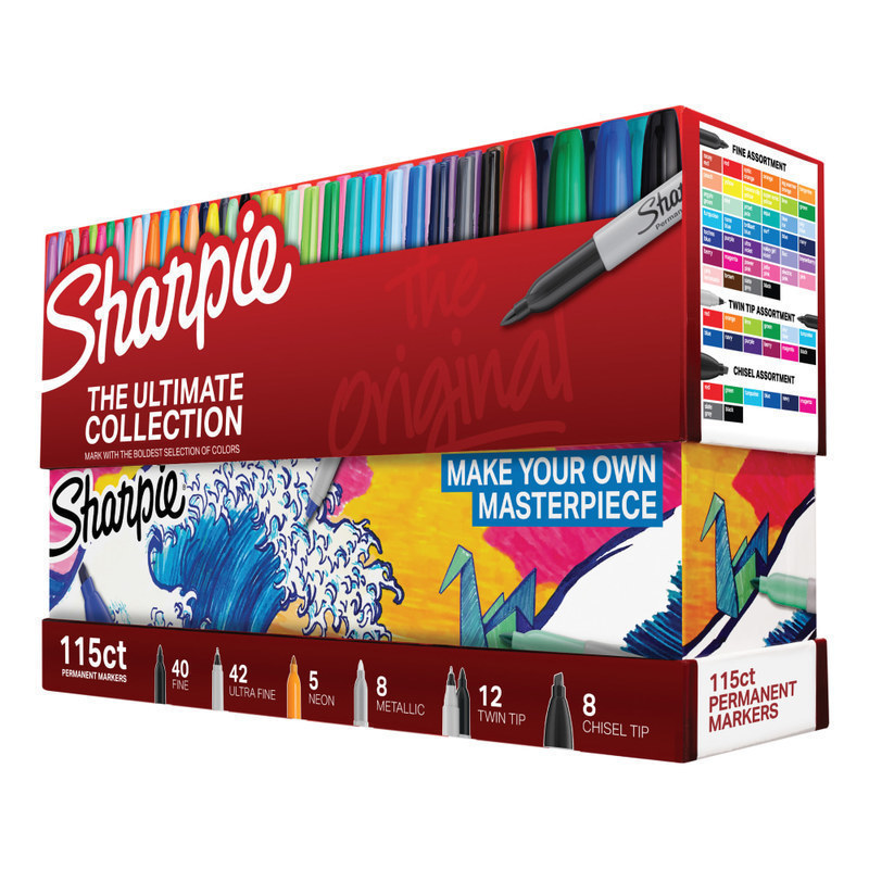 Sharpie Ultimate Pack, Assorted Colored, Pack Of 115 MPN:2199819