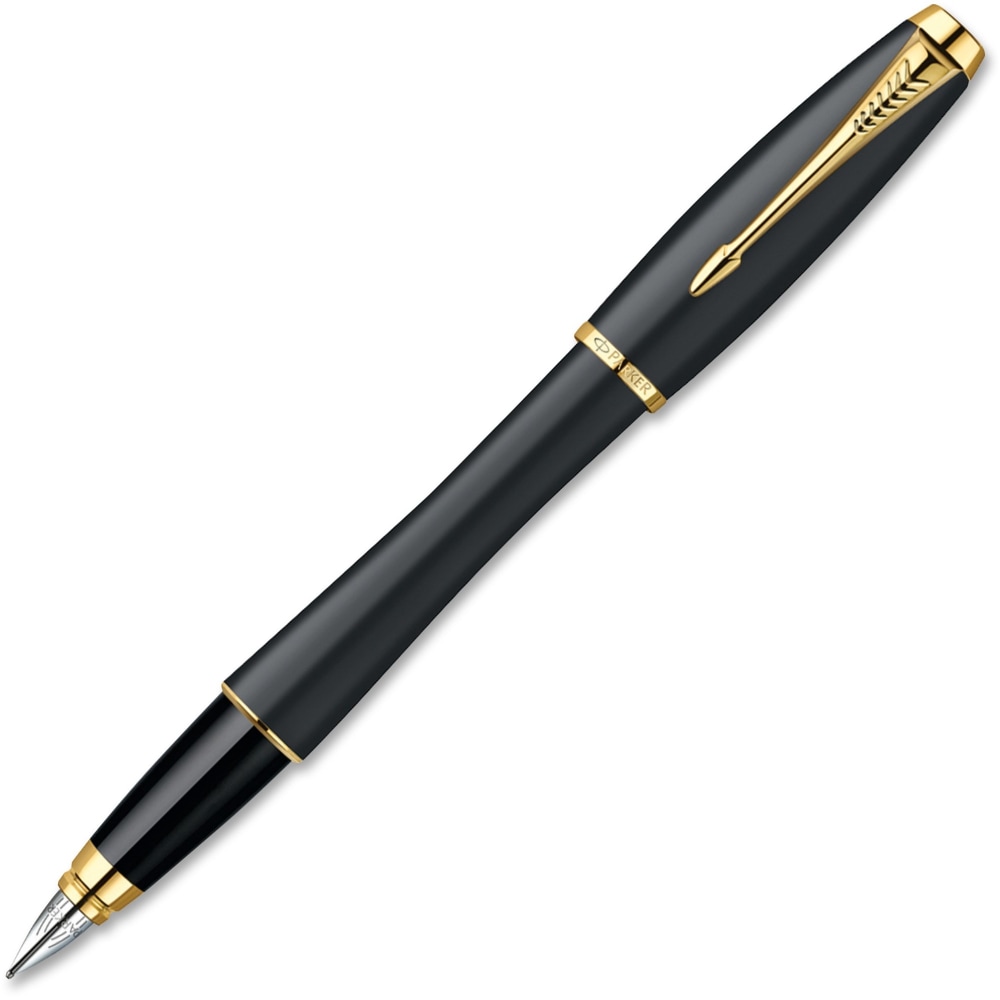 Parker Urban Fountain Pen - Fine Pen Point - Refillable - Black - 1 Each MPN:1931593