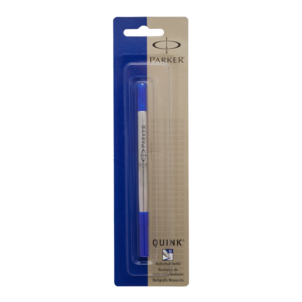 Parker Rollerball Pen Refill, Medium Point, 0.7 mm, Blue (Min Order Qty 13) MPN:30225