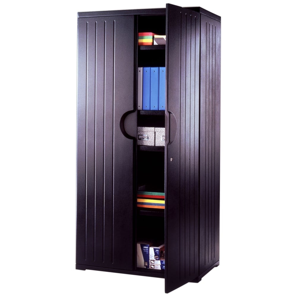 Iceberg OfficeWorks Storage Cabinet, 72inH x 36inW, Black MPN:92571