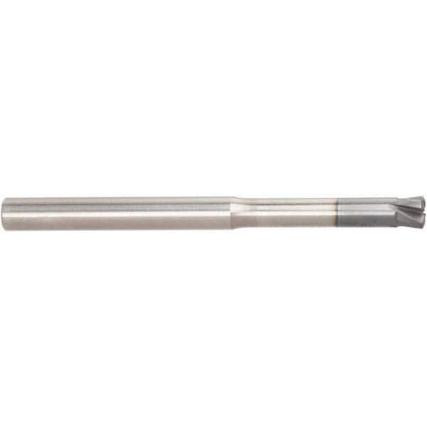 Corner Radius End Mill: 1/4