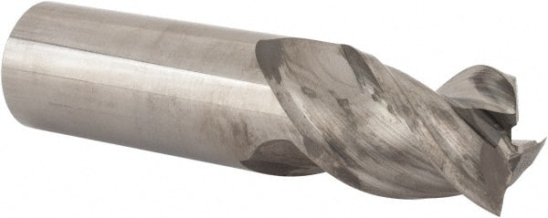 Square End Mill: 1'' Dia, 1-1/4'' LOC, 1'' Shank Dia, 4'' OAL, 3 Flutes, Solid Carbide MPN:17003173