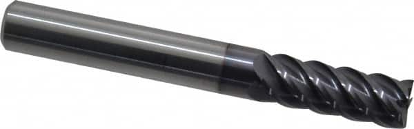 Square End Mill: 5/16'' Dia, 13/16'' LOC, 5/16'' Shank Dia, 2-1/2'' OAL, 5 Flutes, Solid Carbide MPN:17003595