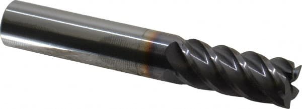 Square End Mill: 7/16'' Dia, 1'' LOC, 7/16'' Shank Dia, 2-3/4'' OAL, 5 Flutes, Solid Carbide MPN:17003607