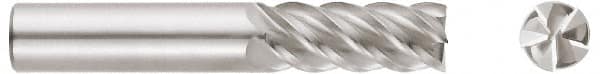 Square End Mill: 1'' Dia, 1-1/4'' LOC, 1'' Shank Dia, 3'' OAL, 5 Flutes, Solid Carbide MPN:17003624