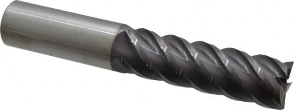 Square End Mill: 1'' Dia, 3-1/4'' LOC, 1'' Shank Dia, 6'' OAL, 5 Flutes, Solid Carbide MPN:17003627