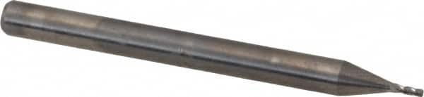 Square End Mill: 1/32'' Dia, 5/64'' LOC, 1/8'' Shank Dia, 1-1/2'' OAL, 4 Flutes, Solid Carbide MPN:17005297