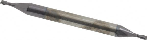 Square End Mill: 3/64'' Dia, 3/32'' LOC, 1/8'' Shank Dia, 1-1/2'' OAL, 2 Flutes, Solid Carbide MPN:17006189