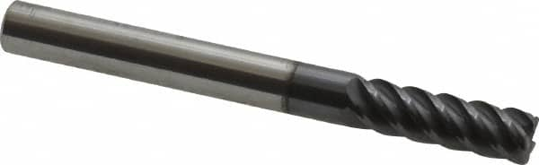 Corner Radius End Mill: 1/4