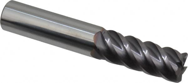 Corner Radius End Mill: 1/2