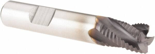 Square End Mill: 3/8'' Dia, 1/2'' LOC, 3/8'' Shank Dia, 2-1/4'' OAL, 4 Flutes, Cobalt MPN:17007763