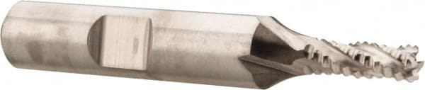 Square End Mill: 3/16'' Dia, 1/2'' LOC, 3/8'' Shank Dia, 2-3/8'' OAL, 4 Flutes, Cobalt MPN:17013589