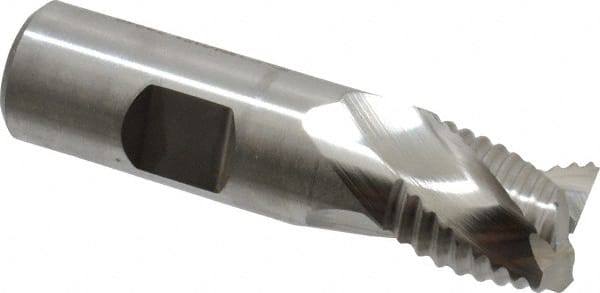 Square End Mill: 3/4'' Dia, 3/4'' LOC, 3/4'' Shank Dia, 3'' OAL, 3 Flutes, Cobalt MPN:17014382