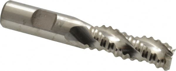 Square End Mill: 5/8'' Dia, 1-5/8'' LOC, 5/8'' Shank Dia, 3-3/4'' OAL, 3 Flutes, Cobalt MPN:17014593