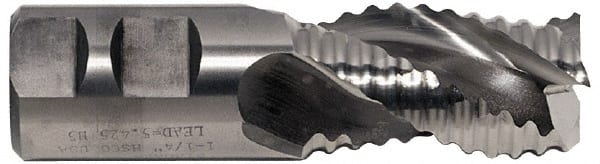 Square End Mill: 1'' Dia, 1-1/2'' LOC, 3/4'' Shank Dia, 3-3/4'' OAL, 3 Flutes, Cobalt MPN:17014633