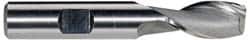 Square End Mill: 7/32'' Dia, 1/2'' LOC, 3/8'' Shank Dia, 2-5/16'' OAL, 2 Flutes, Cobalt MPN:17016367