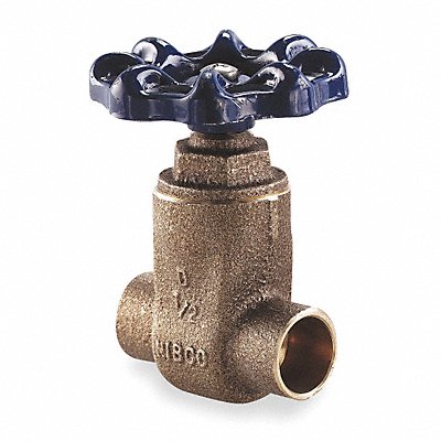 Gate Valve 1-1/2 in Solder Bronze MPN:S29 1 1/2