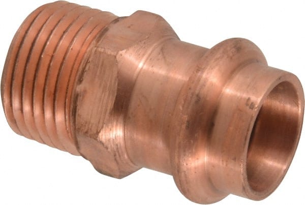 Wrot Copper Pipe Adapter: 1/2