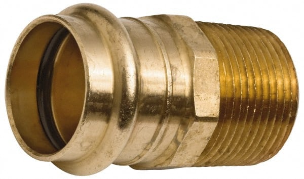 Wrot Copper Pipe Adapter: 2